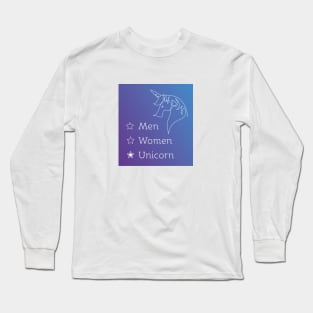 unicorns are real Long Sleeve T-Shirt